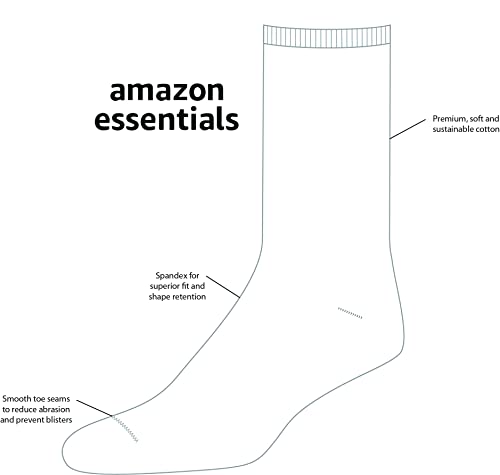 Amazon Essentials Men's Comfortable Patterned Dress Socks - 5 Pairs