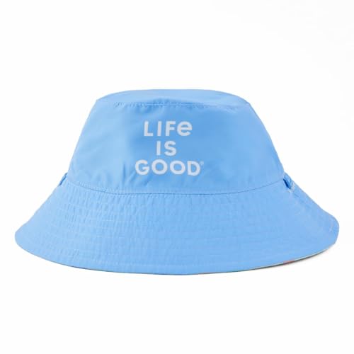 Life is Good Kids Made in The Shade Bucket Cap, Cornflower Blue, 6-12 Months