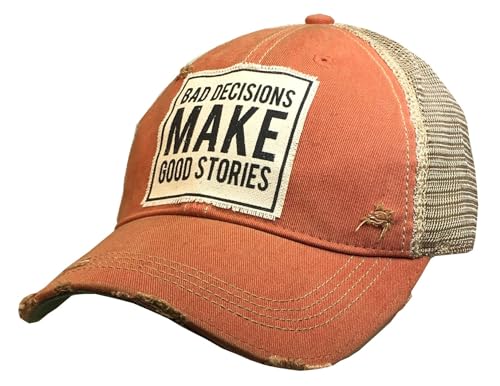 VINTAGE FUNNY HATS for Women & Girls: Distressed Trucker Hats with Sayings