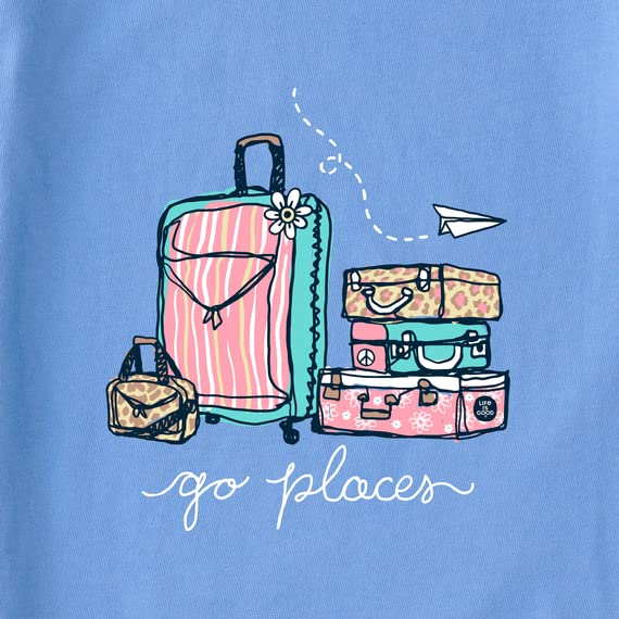 Life is Good Women's Go Places Luggage Tee